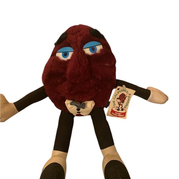 ACME Other - Vintage 1988 Acme California Raison Stuffie plush tags still attached